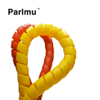 red yellow black biue polypropylene spiral guard/wrap/protective sleeves/water hose/flexible cable plastic pipe