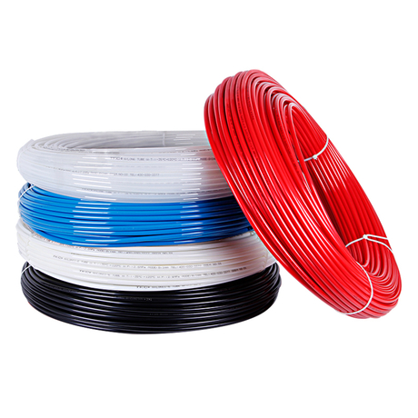 High quality black high-textured nylon braided rubber hose