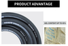 High quality black high-textured nylon braided rubber hose