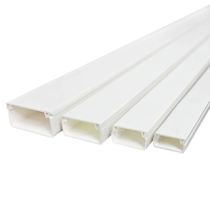 Wholesale Flame Retardant Fire Resistance Plastic Electric Wire Way Pvc Cable Trunking