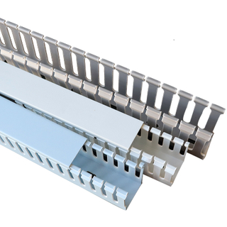 Best selling wholesale price of Chinese factories flame retardant PVC slotted cable duct