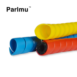 red yellow black biue polypropylene spiral guard/wrap/protective sleeves/water hose/flexible cable plastic pipe