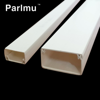  Flame Retardant Fire Resistance Plastic Electric Wire Way Pvc Cable Trunking