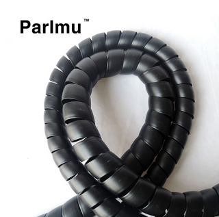 Factory wholesale good quality PP Black Spiral Guard Wrap 