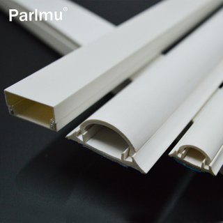 Durable PVC Flooring of All Sizes Decorative Cable Trunking Duct for Cable Storage